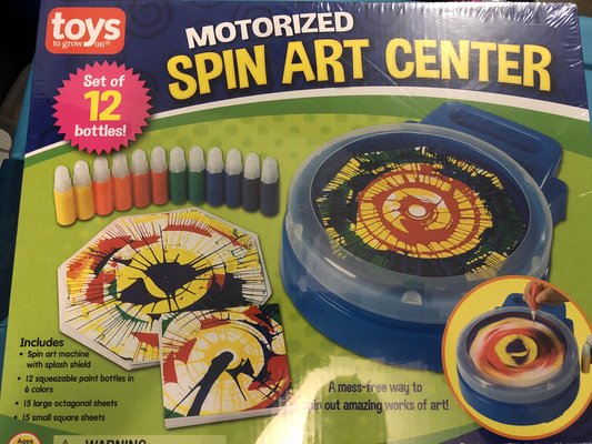 Motorized Spin Art Center